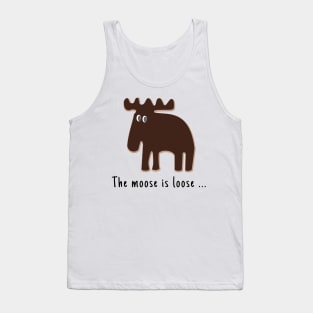 Brown Reindeer Tank Top